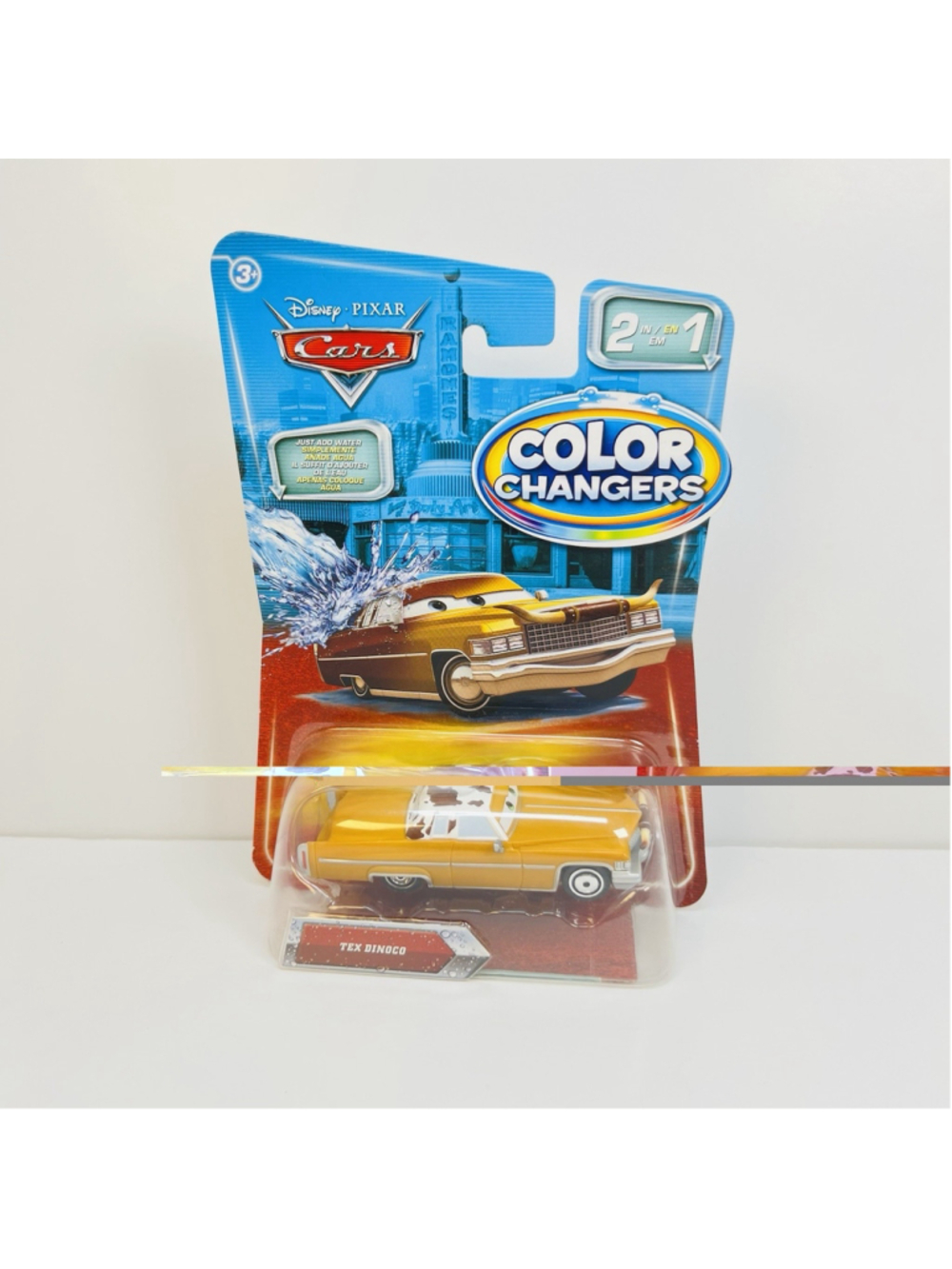 Disney Pixar Cars Tex Dinoco Color Changers Mattel Diecast Car 2009
